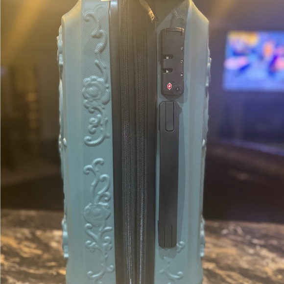 NWT IT Printed sage green  Skull Luggage, Suitcase, Travel Bag - 24 - Picture 5 of 6